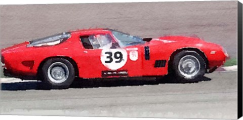 Framed Ferrari 250 GTB SWB Bizzarrini Print