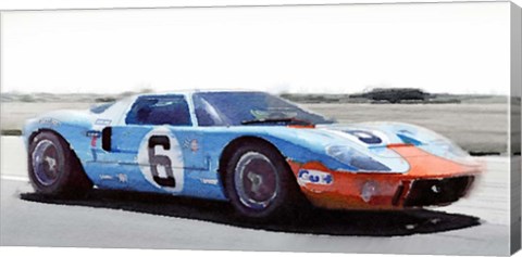 Framed Ford GT 40 Gulf Print