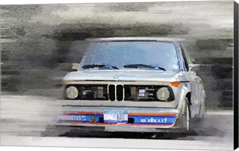 Framed 1974 BMW 2002 Turbo Print