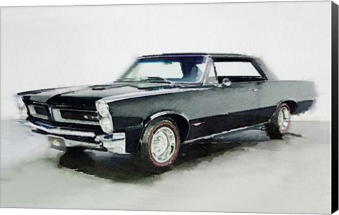 Framed 1966 Pontiac GTO Print