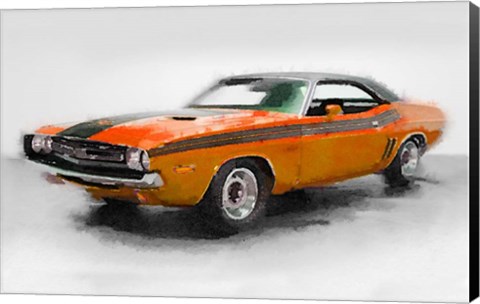 Framed 1968 Dodge Challenger Print