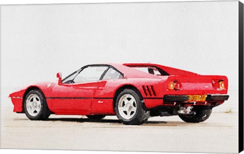 Framed 1980 Ferrari 288 GTO Print