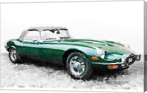 Framed 1961 Jaguar E-Type Print