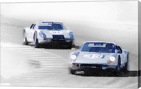 Framed Porsche 904 Racing Print