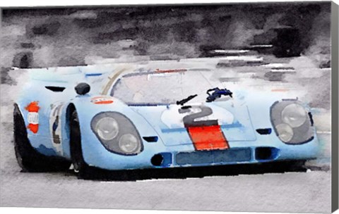 Framed Porsche 917 Gulf Print