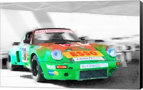 Framed Porsche 911 Turbo Print