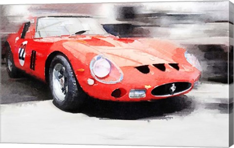 Framed 1962 Ferrari 250 GTO Print