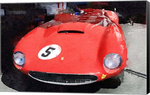 Framed 1962 Ferrari in the Pits Print