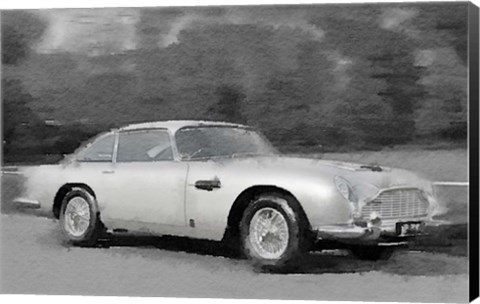 Framed Aston Martin DB5 Print