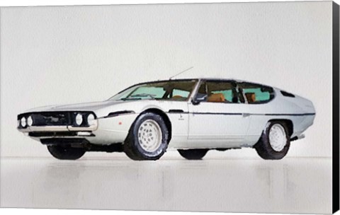 Framed Lamborghini Espada Print