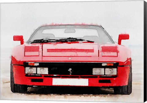 Framed 1980 Ferrari 288 GTO Front Print