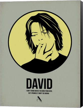 Framed David  4 Print