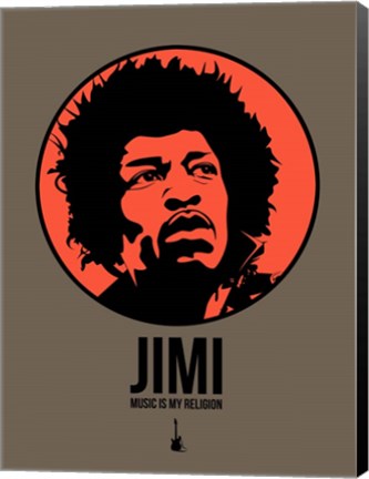 Framed Jimi 1 Print