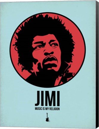 Framed Jimi 2 Print
