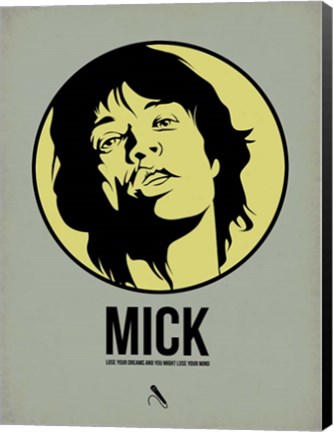 Framed Mick 1 Print