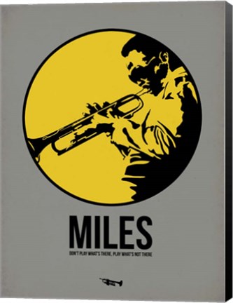 Framed Miles 2 Print