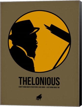 Framed Thelonious 2 Print