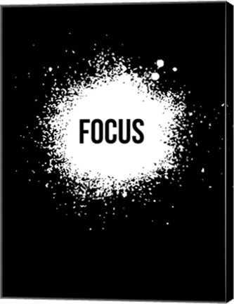 Framed Focus Black Print