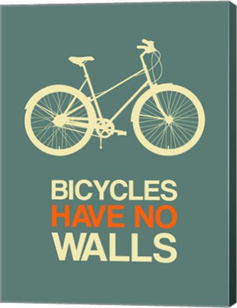 Framed Bicycles Have No Walls 3 Print