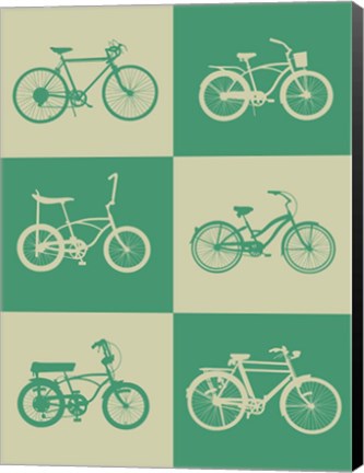 Framed Bicycle Collection 4 Print