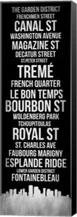 Framed Streets of New Orleans 2 Print