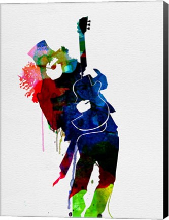 Framed Slash Watercolor Print