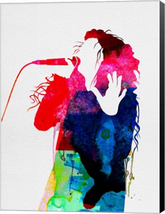 Framed Lorde Watercolor Print