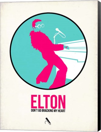 Framed Elton Print