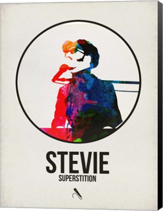 Framed Stevie Watercolor Print