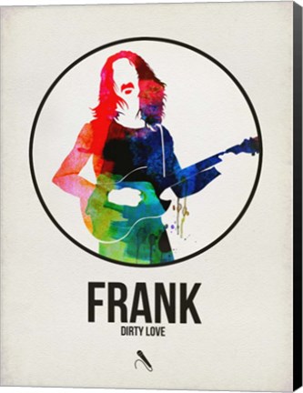 Framed Frank Watercolor Print