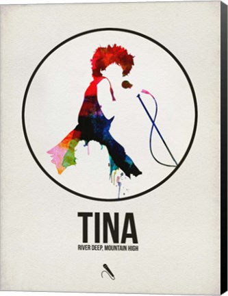 Framed Tina Watercolor Print