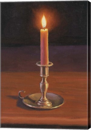 Framed Single Candle Print