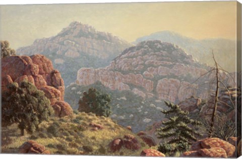 Framed Santa Susanna Pass Print