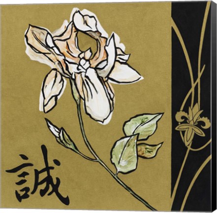 Framed Asian Iris Print