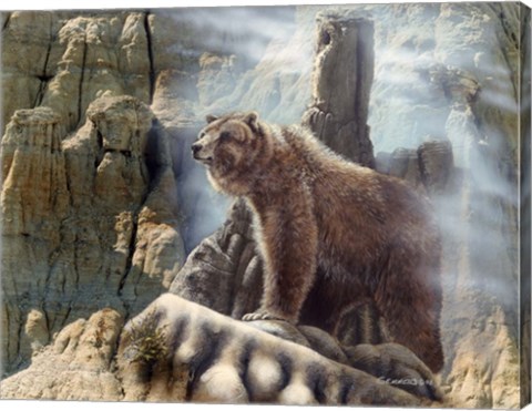 Framed Boundaries Lost Print