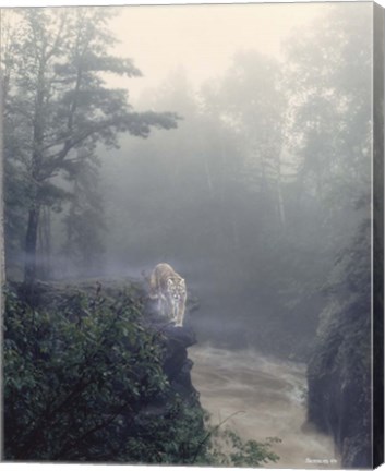 Framed Boundary Line Print