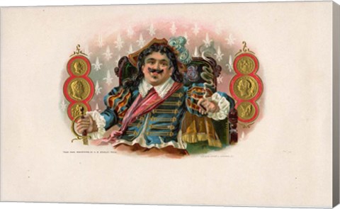 Framed Vintage Cigar Label II Print