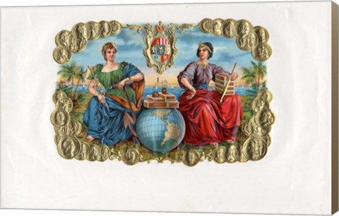 Framed Vintage Cigar Label III Print