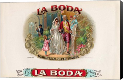 Framed La Boda Print