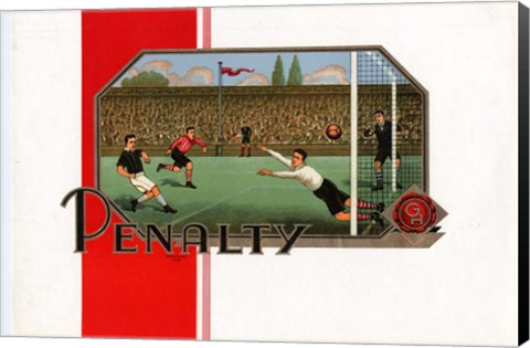 Framed Penalty Print