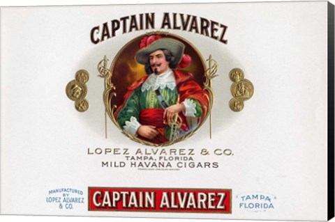 Framed Captain Alvarez Print