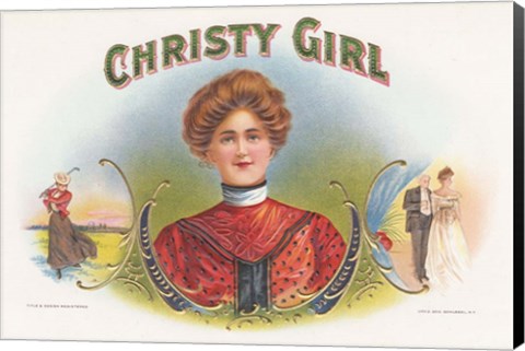 Framed Christy Girl Print