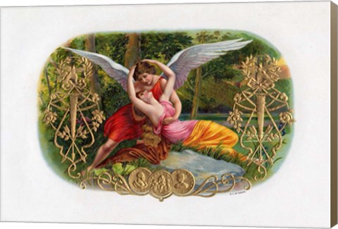 Framed Vintage Cigar Label V Print