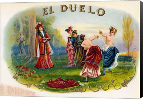 Framed El Duelo Print