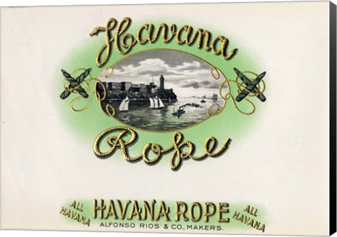 Framed Havana Rope Print