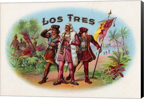 Framed Los Tres Print