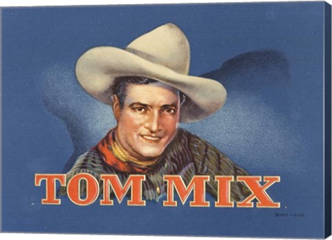 Framed Tom Mix Print