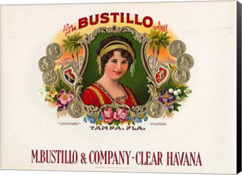Framed Bustillo Print