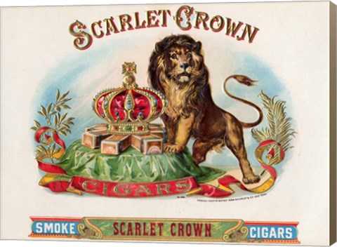 Framed Scarlet Crown Print