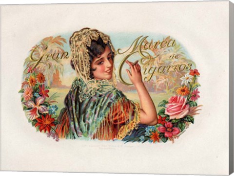 Framed Marca De Cigarros Print
